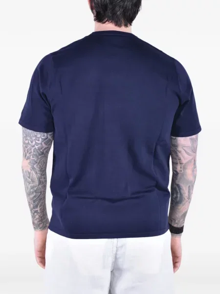 Tricou Mc2 Saint Barth cu broderie albastru
