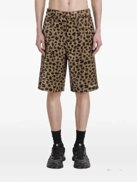 Leopardí kraťasy Human Made s potiskem