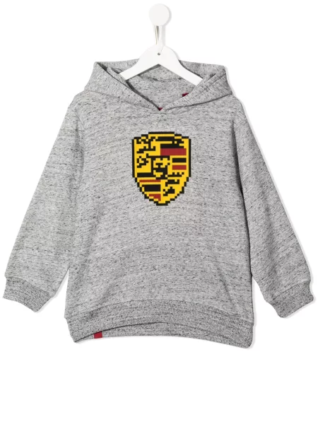 Bluza z kapturem dziecięca Mostly Heard Rarely Seen 8-bit szara