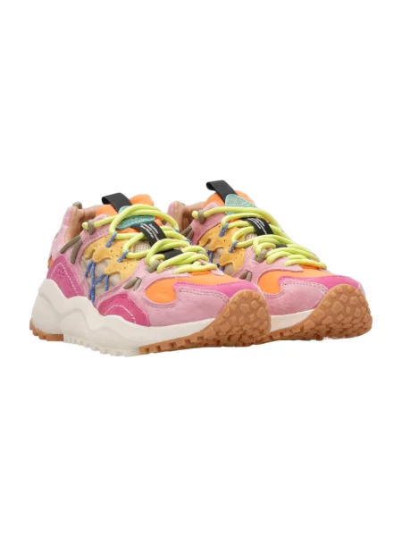 Sneakersy Flower Mountain skórzane w kwiatki