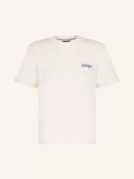 Tommy Hilfiger Koszulka Mężczyźni biały jednolity XL beżowa