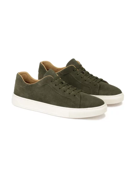 Sneakersy Kazar zamszowe zielone