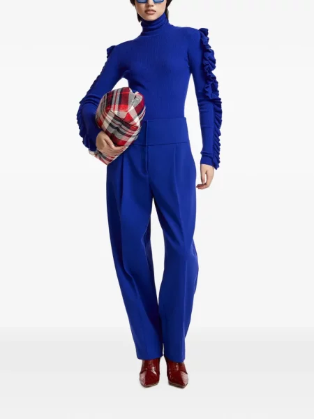 Pantaloni Essentiel Antwerp conici albastru