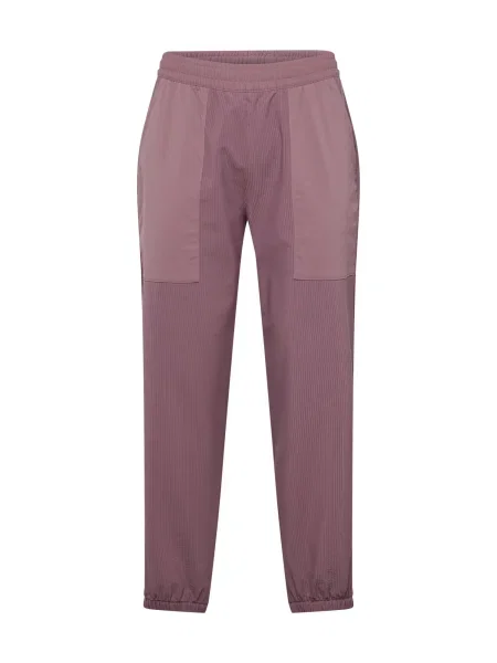 ADIDAS GOLF Sportske hlače šljiva / sivkasto ljubičasta mauve crna