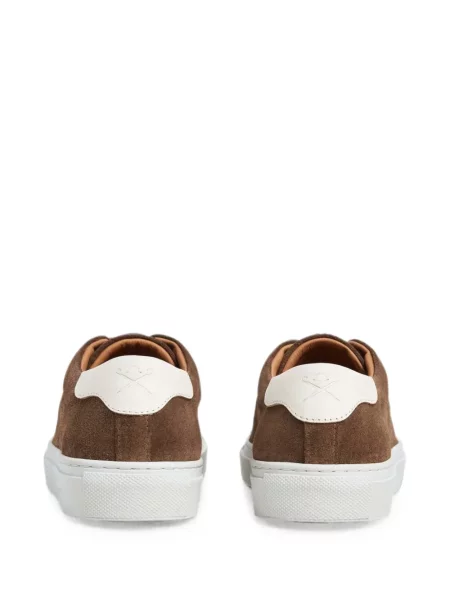 Szarvasbőr sneaker Hackett London barna