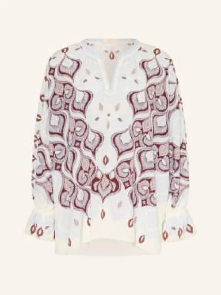 Ivi Collection Bluzka Z Jedwabiu blau