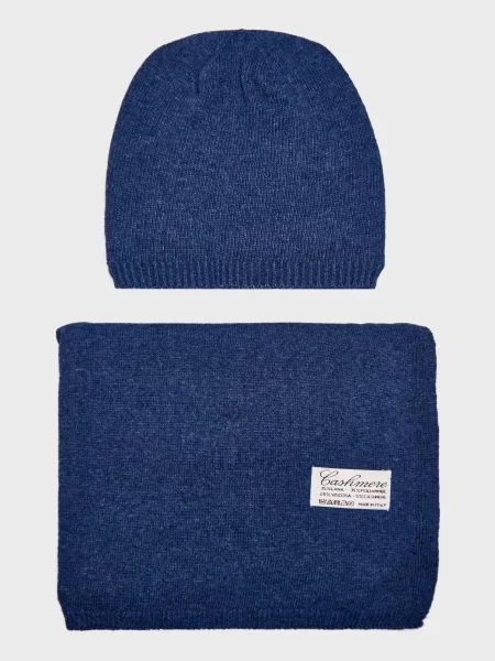 Шапка Cashmere синяя