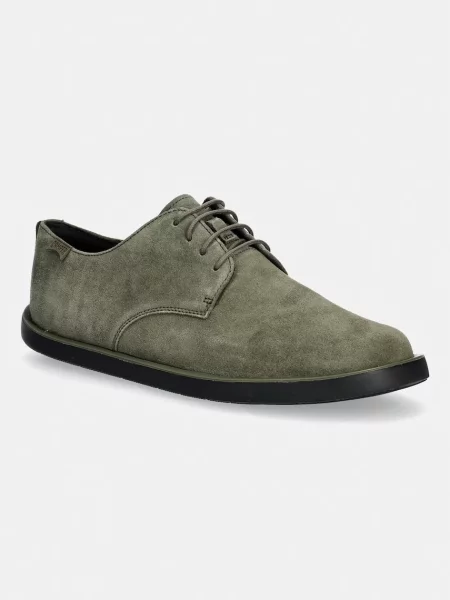 Camper pantofi de piele întoarsă Wagon verde