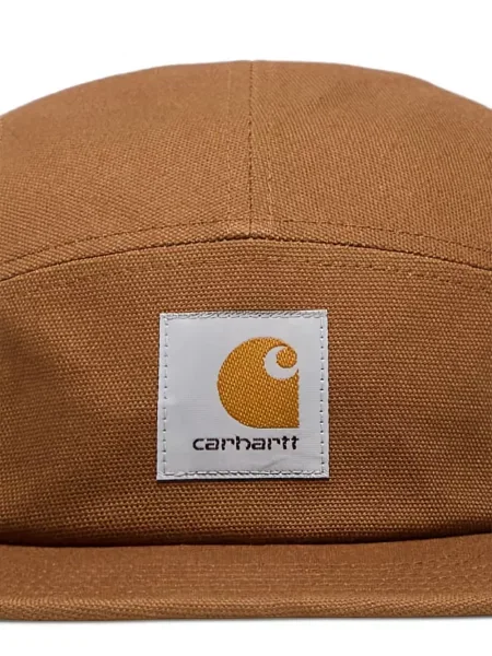 Șapcă Carhartt Wip cu autograf maro