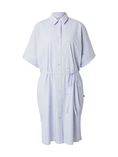 JOOP! Jeans Rochie tip bluză Davinia albastru deschis alb