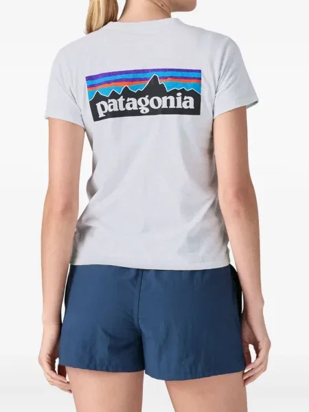 Tricou Patagonia cu imagine alb
