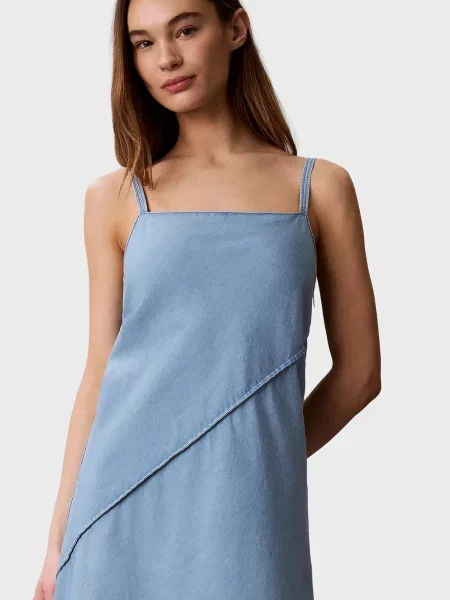 Джинсовое платье Calvin Klein Jeans голубое