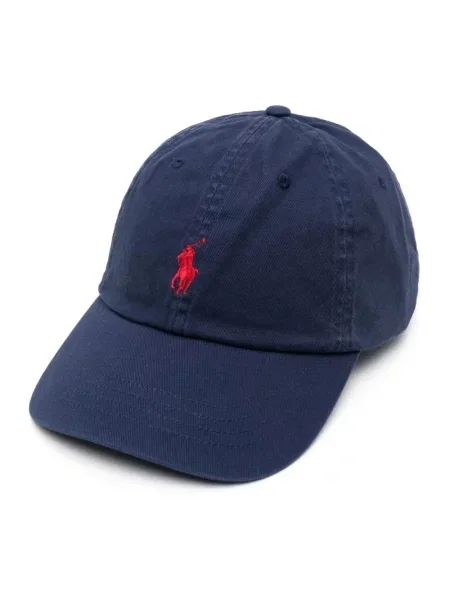 Czapka z daszkiem Ralph Lauren niebieska