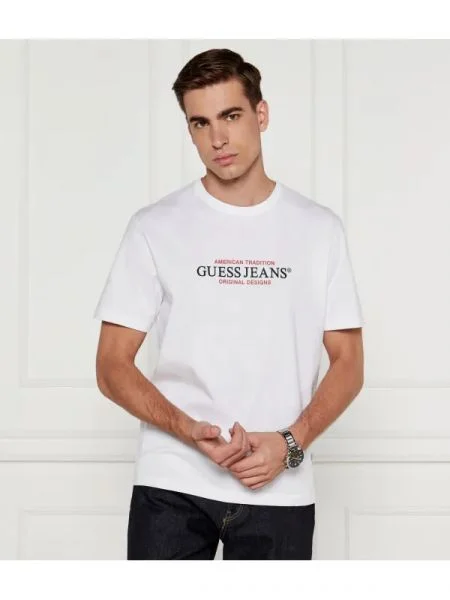 Guess Jeans Tricou alb