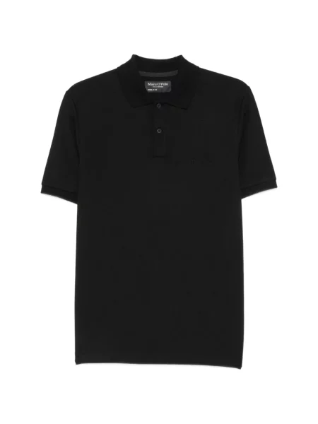 Tricou polo Marc O'polo cu broderie negru