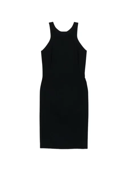 Rochie midi Patrizia Pepe până la genunchi de costum negru