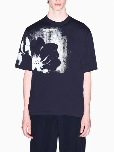 Футболка Armani Exchange темно-синій синя