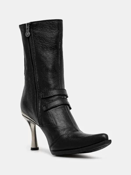 New Rock cizme de piele LUXOR NEGRO MALICIA 2 GOMA NEGRA TACON CARI negru