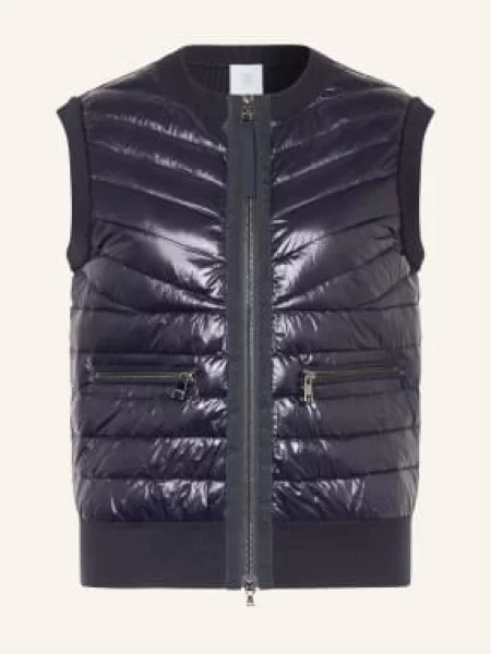 Bogner Kamizelka Puchowa Zira Z Mieszanki Materiałów blau granatowa