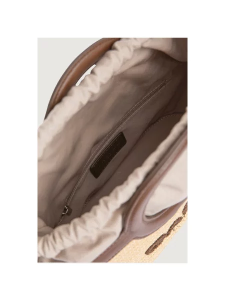Rucsac Gaëlle Paris din piele de oaie maro