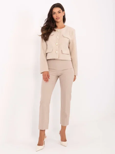 Pantaloni Rue Paris alb