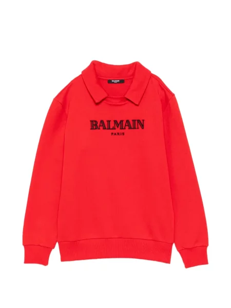 Sweter dziecięcy Balmain czerwony