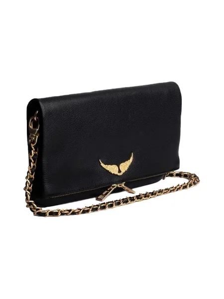 Torebka crossbody Zadig&voltaire skórzana czarna