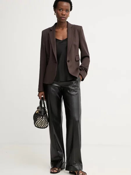 BOSS однобортний піджак з віскозою