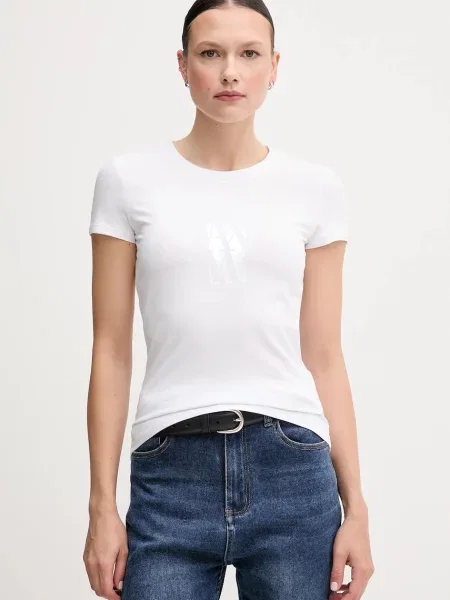 Armani Exchange tricou alb