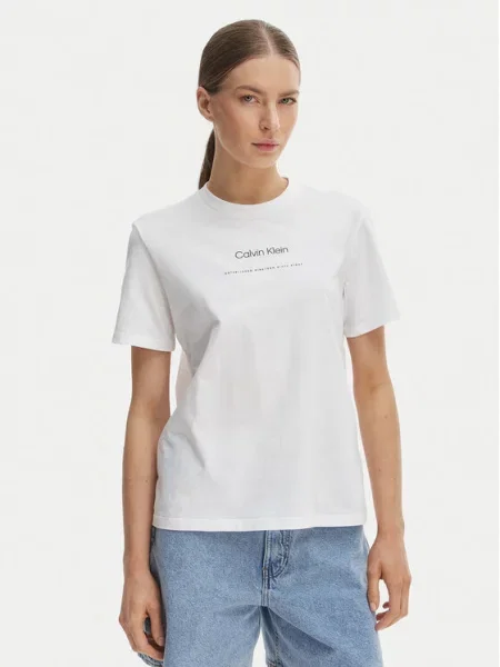 Calvin Klein Jeans Póló Classic fehér