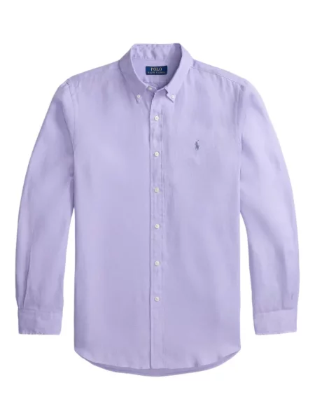 Șapcă Polo Ralph Lauren cu broderie din țesătură twill în carouri albastru