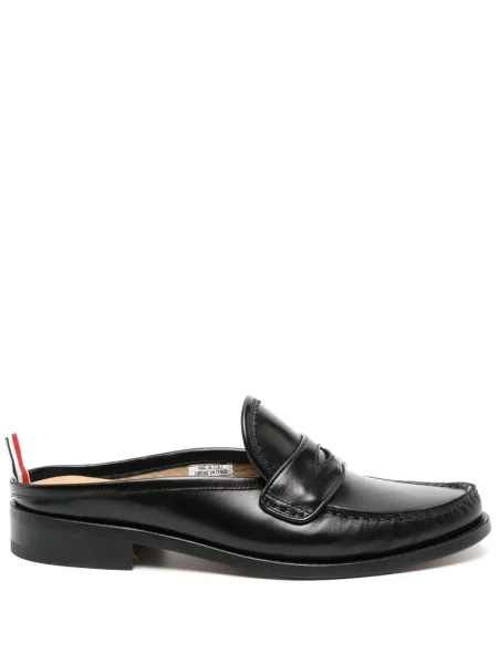 Papuci tip mules Thom Browne negru