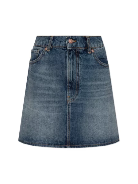 Spódnica jeansowa Emporio Armani niebieska