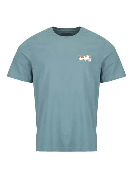 Majica Patagonia s kratkimi rokavi modra