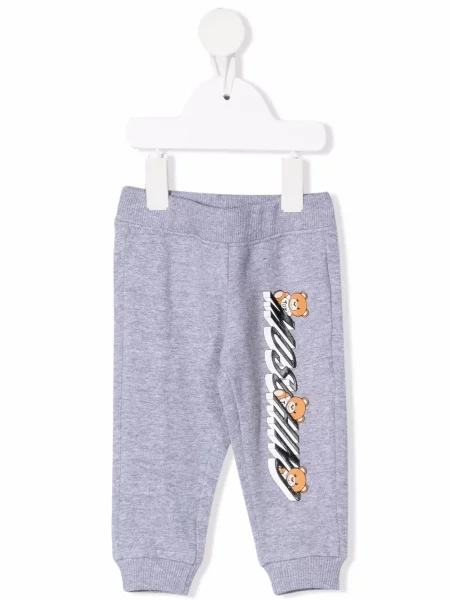 Spodnie dziecięce Moschino szare