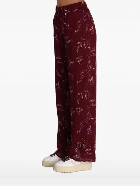 Pantaloni Armani Exchange cu imagine roșu