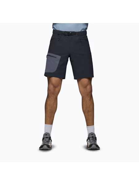 Férfi trekking rövidnadrág NORRONA Falketind Flex 1 Light caviar black. Méret: S fekete