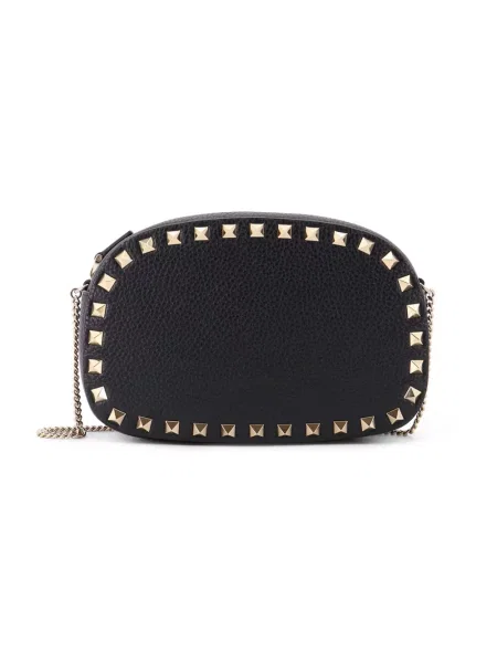 Torebka crossbody Valentino Garavani skórzana czarna