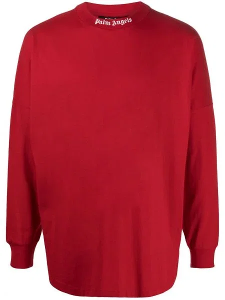 Tricou Palm Angels cu imagine roșu