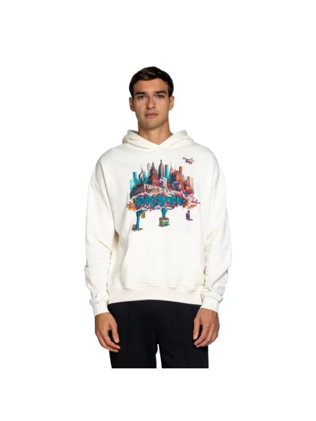 Bluza z kapturem Sprayground biała