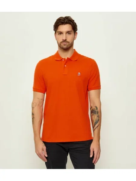 Tricou polo Parajumpers portocaliu
