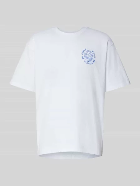 T-shirt z nadrukiem z logo model ‘EDWIN MUSIC CHANNEL’ biała