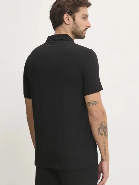 Polo tričko Karl Lagerfeld černá