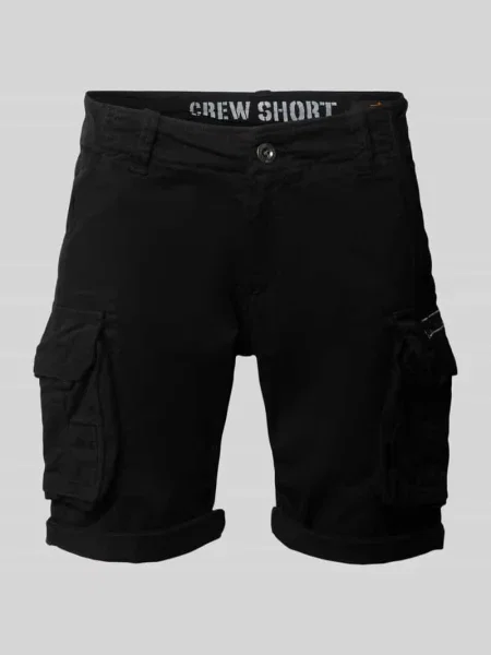 Alpha Industries Szorty materiałowe Crew czarny