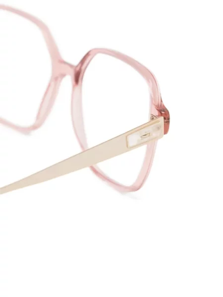 Ochelari de soare Igreen cu imprimeu geometric roz