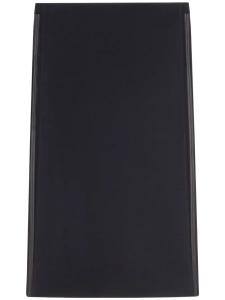 Spódnica midi Courreges drapowana do kolan czarna