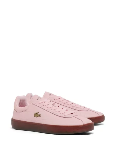 Sneakerși Lacoste cu autograf roz