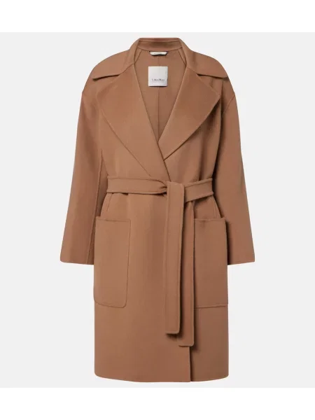 Palton 's Max Mara de lână plic maro