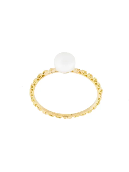 Inel Wouters & Hendrix Gold cu perle galben
