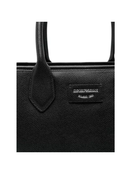 Torebka Emporio Armani skórzana czarna